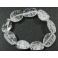 White Quartz Crystal irregular beads bracelet
