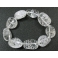 White Quartz Crystal irregular beads bracelet