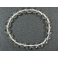 White Quartz Crystal round beads  bracelet