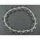 White Quartz Crystal round beads  bracelet