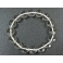 White Quartz Crystal round beads  bracelet