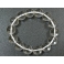 White Quartz Crystal round beads  bracelet