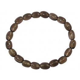 Smoky Quartz barrel beads bracelet Smoky Quartz barrel beads bracelet