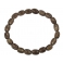 Smoky Quartz barrel beads bracelet