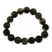 Smoky Quartz round beads bracelet
