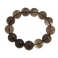 Smoky Quartz round beads bracelet
