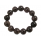 Smoky Quartz round beads bracelet