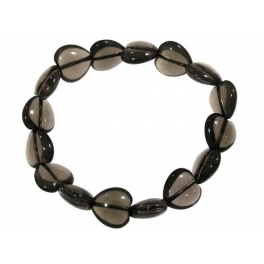 Smoky Quartz heart beads bracelet Smoky Quartz heart beads bracelet