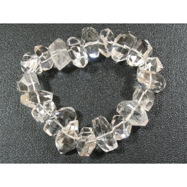 White Quartz Crystal irregular beads bracelet White Quartz Crystal irregular beads bracelet