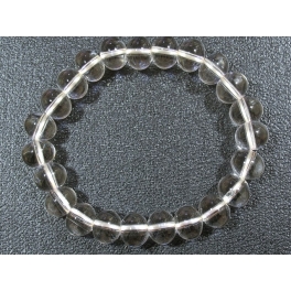 White Quartz Crystal flat beads bracelet White Quartz Crystal flat beads bracelet