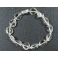 White Quartz Crystal heart beads bracelet