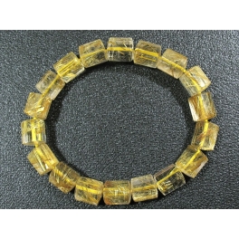 金髮晶桶形手鍊