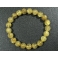 Golden Rutilated Quartz round beads bracelet