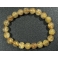Golden Rutilated Quartz round beads bracelet