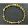 Golden Rutilated Quartz round beads bracelet
