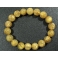 Golden Rutilated Quartz round beads bracelet