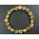 Golden Rutilated Quartz round beads bracelet