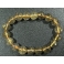 Golden Rutilated Quartz round beads bracelet