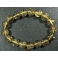 Golden Rutilated Quartz round beads bracelet