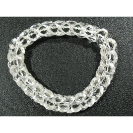 White Quartz Crystal friendship beads bracelet White Quartz Crystal friendship beads bracelet