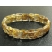 Golden Rutilated Quartz DD beads bracelet