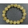 Golden Rutilated Quartz round beads bracelet