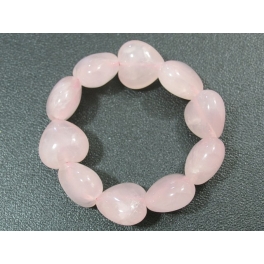 Rose Quartz heart beads bracelet Rose Quartz heart beads bracelet