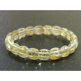 Golden Rutilated Quartz DD beads bracelet Golden Rutilated Quartz DD beads bracelet