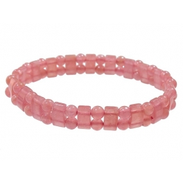 Rhodochrosite DD beads bracelet Rhodochrosite DD beads bracelet