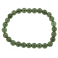 Moldavite round beads bracelet