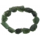 Moldavite natural raw beads bracelet