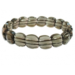 Smoky Quartz DD beads bracelet Smoky Quartz DD beads bracelet