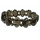 Smoky Quartz DD beads bracelet