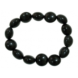 Blue Tiger's Eye round lentil beads Bracelet Blue Tiger's Eye round lentil beads Bracelet