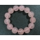 Rose Quartz round beads bracelet