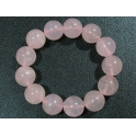Rose Quartz round beads bracelet