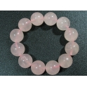 Rose Quartz round beads bracelet