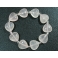 Rose Quartz heart beads bracelet