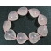 Rose Quartz heart beads bracelet