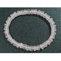 Rose Quartz bone beads bracelet