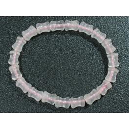 Rose Quartz bone beads bracelet Rose Quartz bone beads bracelet