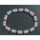 Rose Quartz bone beads bracelet