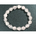 Rose Quartz apple beads bracelet