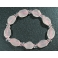 Rose Quartz faceted oval beads bracelet