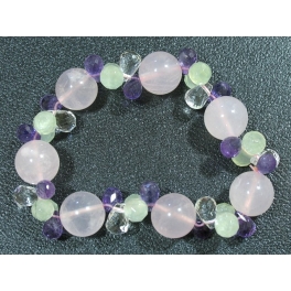 Rose Quartz round beads bracelet Rose Quartz round beads bracelet