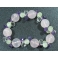 Rose Quartz round beads bracelet
