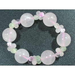 Rose Quartz round beads bracelet Rose Quartz round beads bracelet