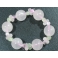 Rose Quartz round beads bracelet