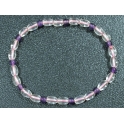 Rose Quartz oval beads bracelet