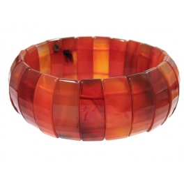 Red Chalcedony DD beads bracelet Red Chalcedony DD beads bracelet